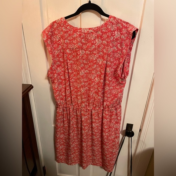 Loft Floral Red Dress - Picture 3 of 3
